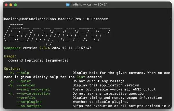 Install Composer