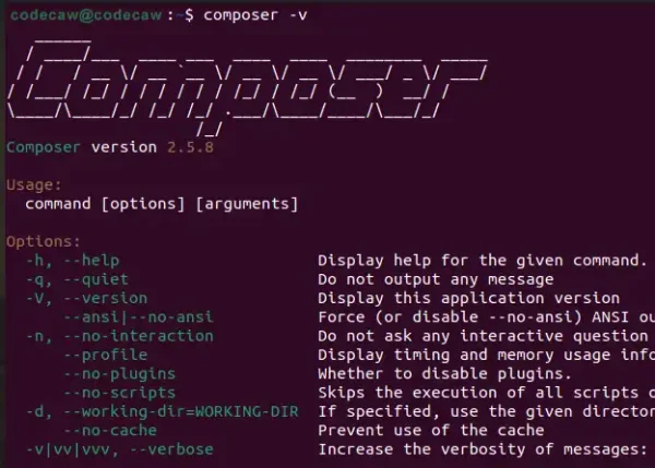 Install composer on Linux